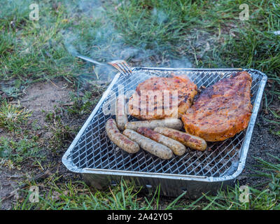 Le grill de la pollution Banque D'Images