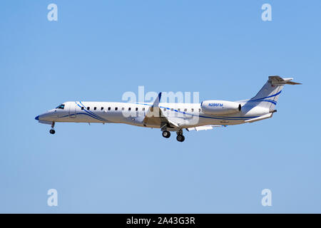 Oct 9, 2019 San Jose / CA / USA - Aéronefs Navette Air INTEL N286FM arrivant à Norman Y. Mineta San Jose International Airport (SJC) Banque D'Images