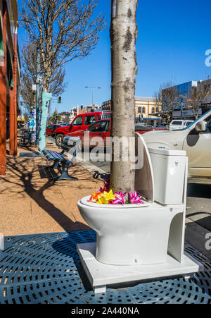 L'Australie, le sud-est de Queensland, Warwick, Palmerin Street, pièce originale au cours de l'arbre à l'exposition de cavalier cavaliers & Jazz Festival en juillet 201 Banque D'Images