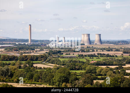 Little Wittenham Oxfordshire la confiance de la Terre Banque D'Images