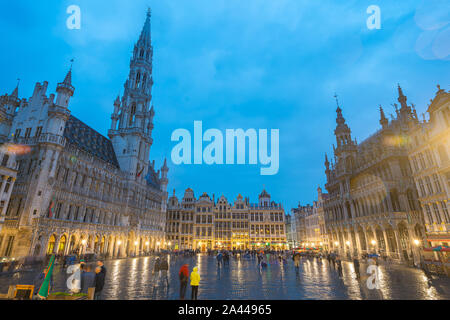 Grand Place à Bruxelles, Belgique Banque D'Images