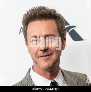 New York, États-Unis. Oct 11, 2019. Edward Norton s'occupe de Mère Brooklyn premiere pendant 57e Festival du Film de New York à l'Alice Tully Hall (photo de Lev Radin/Pacific Press) Credit : Pacific Press Agency/Alamy Live News Banque D'Images