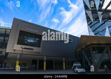 Melbourne, Australie - le 7 décembre 2016 : Etihad Stadium est un stade de sport et de divertissement. Il est également connu sous le nom de Stade Colonial et Banque D'Images