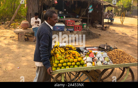 Bazar dans les rues d'Agra Banque D'Images