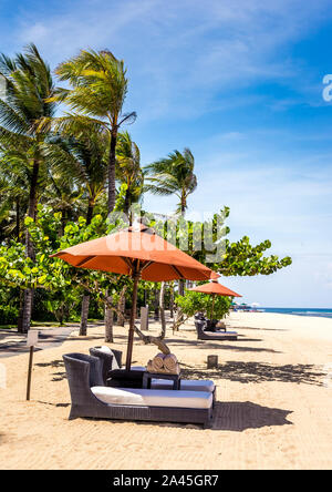 Paradis plage de Geger sur l'île de Bali en Indonésie Banque D'Images