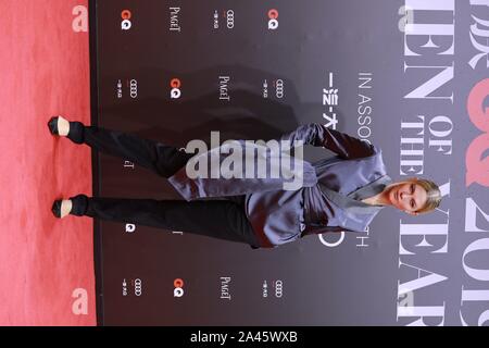 Modèle américain Karlie Kloss arrive sur le tapis rouge pour le 'GQ Hommes de l'année 2019' évènement annuel à Shanghai, Chine, le 6 septembre 2019. *** Les Banque D'Images