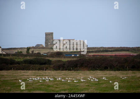 L'église paroissiale Saint Materiana Tintagel Banque D'Images