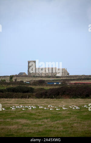 L'église paroissiale Saint Materiana Tintagel Banque D'Images