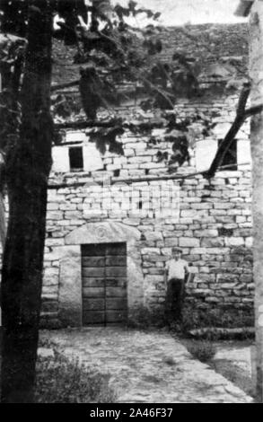 Fig 20, pontemaglio, casa antica, p139, foto nigra nigra, il novarese. Banque D'Images