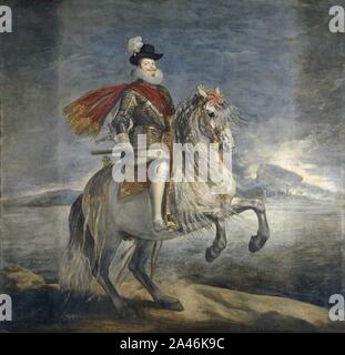 Felipe III caballo Velázquez lou. Banque D'Images