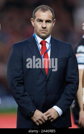 Salford Red Devils coach Ian Watson lors de la Grande Finale de la Super League Betfred à Old Trafford, Manchester. Banque D'Images