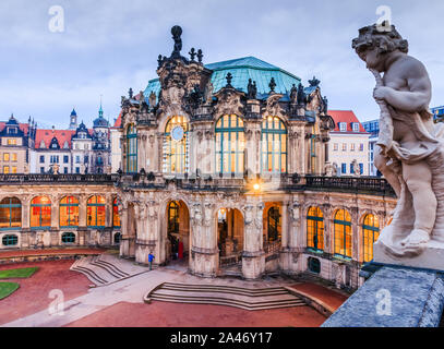 Dresde, Allemagne. Le Palais Zwinger, Dresde, Saxe, Allemagne. Banque D'Images