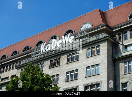 Le Kaufhaus des Westens (Allemand pour 'Service magasin de l'Ouest"), généralement abrégé de KaDeWe Banque D'Images