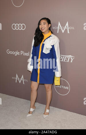 Awkwafina à l'alimentation de la Femme 2019 tenue à Los Angeles le Beverly Wilshire Four Seasons Hotel de Beverly Hills, CA le Vendredi, Octobre 11, 2019. Photo de RPAC/PictureLux PictureLux Crédit : Le Hollywood/Archive/Alamy Live News Banque D'Images