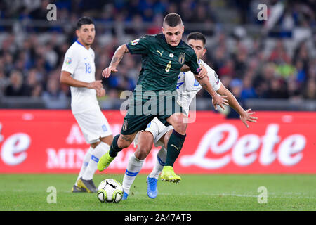 Stadio Olimpico, Rome, Italie. 12 octobre, 2019. Marco Verratti de l'Italie au cours de l'Qualificatif Groupe J match entre l'Italie et la Grèce à au Stadio Olimpico, Rome, Italie le 12 octobre 2019. Photo par Giuseppe maffia. Credit : UK Sports Photos Ltd/Alamy Live News Banque D'Images