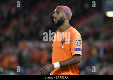 Ryan Babel durant la qualification Championnat d'Europe de Football UEFA match Netherlands-Nothern l'Irlande le 10 octobre 2019, à Rotterdam, Pays-Bas.  : Soenar Chamid Crédit/SCS/AFLO/Alamy Live News Banque D'Images