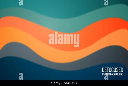 Arrière-plan flou artistique. Les couches de couleurs abstraites. Des lignes douces en toile de fond. Conception floue colorée pour BANNER, affiche, dépliant, brochure. Concept lumineux avec bok Illustration de Vecteur