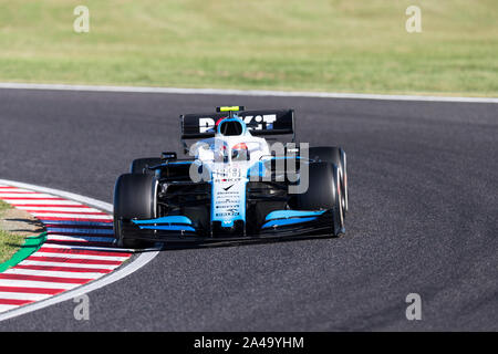 Circuit de Suzuka Suzuka, City, Japon. 13 Oct, 2019. La formule un Grand Prix du Japon, Journée de la course ; le nombre 88 ROKiT Williams Robert Kubica en course - usage éditorial : Action Crédit Plus Sport/Alamy Live News Banque D'Images