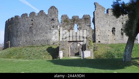 Restormel Château 190415 Banque D'Images