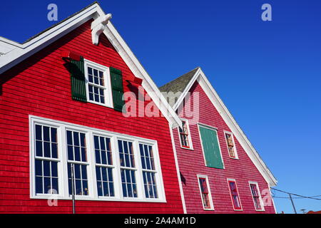 LUNENBURG, Nouvelle-Écosse -5 oct 2019- Vue sur le Musée des pêches de l'Atlantique situé à Lunenburg, en Nouvelle-Écosse, Canada. Banque D'Images