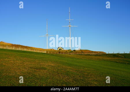HALIFAX, CANADA -6 oct 2019- Vue de la Citadelle d'Halifax, un lieu historique national de la capitale de la province canadienne de la Nouvelle-Écosse. Banque D'Images