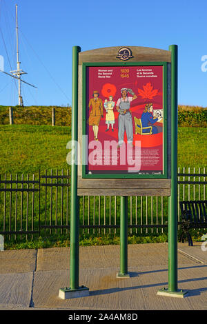 HALIFAX, CANADA -6 oct 2019- Vue de la Citadelle d'Halifax, un lieu historique national de la capitale de la province canadienne de la Nouvelle-Écosse. Banque D'Images