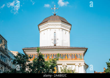 Église Saint Demetrius à Bucarest, Roumanie Banque D'Images