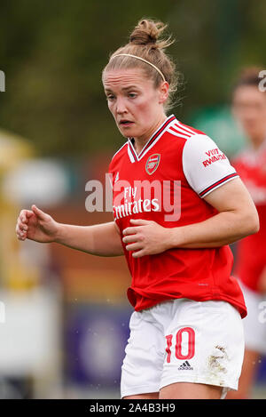 KINGSTON upon Thames, Angleterre - 12 OCTOBRE : Capitaine Kim peu d'Arsenal close up pendant la Barclay's FA Women's Super League match entre Chelsea et Arsenal femmes Femmes à Kingsmeadow le 12 octobre 2019 à Kingston Upon Thames, Angleterre. (Photo de Daniela Porcelli/SPP) SPP : Crédit Photo de la presse sportive. /Alamy Live News Banque D'Images