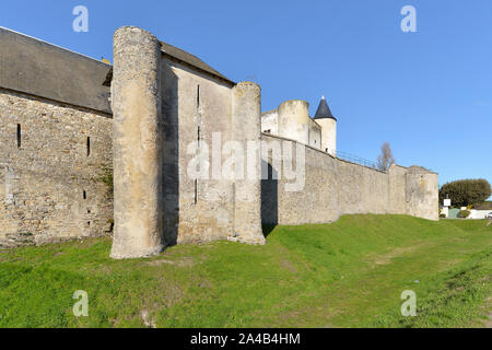 Château médiéval de Noirmoutier en l'Ile dans les pays de la Loire dans l'ouest de la France Banque D'Images