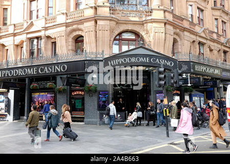 Une vue générale de l'Hippodrome casino dans le centre de Londres, UK Banque D'Images
