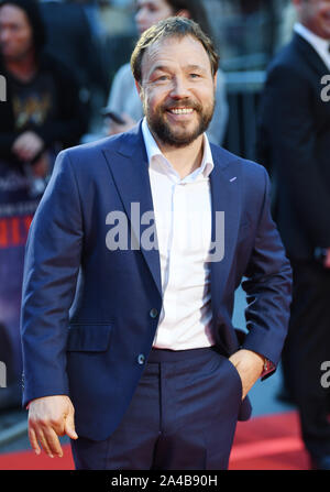 Londres, Royaume-Uni. 13 Oct, 2019. L'acteur britannique Stephen Graham assiste à la première de l'Irlandais à la 63e BFI London Film Festival le 13 octobre 2019. Photo par Rune Hellestad/UPI UPI : Crédit/Alamy Live News Banque D'Images