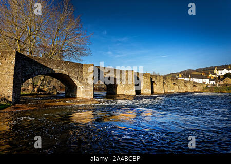 Crickhowell est une petite ville et de la communauté dans le sud-est de Powys, Pays de Galles, près d'Abergavenny, précédemment dans le comté historique de Brecknockshire. Banque D'Images