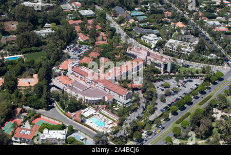 L'hôtel Beverly Hills a également appelé le Beverly Hills Hotel and Bungalows est un hôtel sur Sunset Boulevard à Los Angeles, Californie Banque D'Images