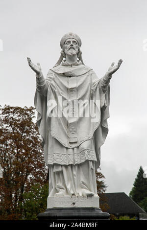 Lourdes, Aquitaine, France, 2 octobre 2019, d'art religieux sur Voir dans la Cathédrale Banque D'Images