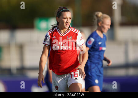 KINGSTON upon Thames, Angleterre - 12 OCTOBRE : Katie McCabe d'Arsenal close up pendant la Barclay's FA Women's Super League match entre Chelsea Femmes un Banque D'Images