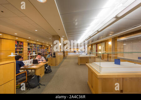 Le Milton S. Eisenhower Library, qui fait partie de l'Université Johns Hopkins, les bibliothèques Sheridan est la principale bibliothèque de recherche et la plus grande d'un réseau de bibliothèques à l'Université Johns Hopkins à Baltimore, Maryland Banque D'Images