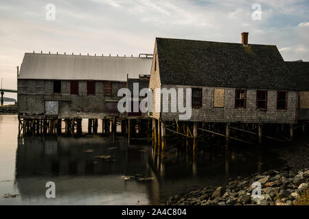 McCurdy Smokehouse Museum   Lubec, Maine, USA Banque D'Images