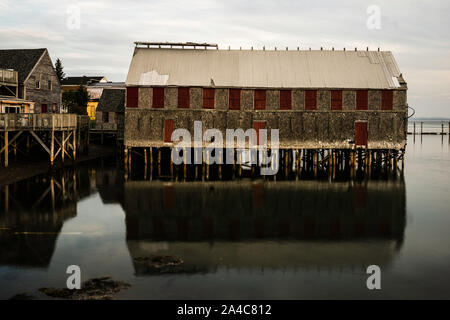 McCurdy Smokehouse Museum   Lubec, Maine, USA Banque D'Images