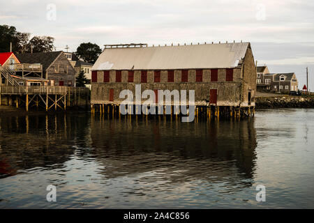 McCurdy Smokehouse Museum   Lubec, Maine, USA Banque D'Images