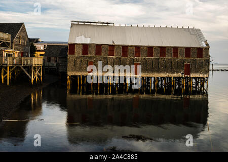 McCurdy Smokehouse Museum   Lubec, Maine, USA Banque D'Images