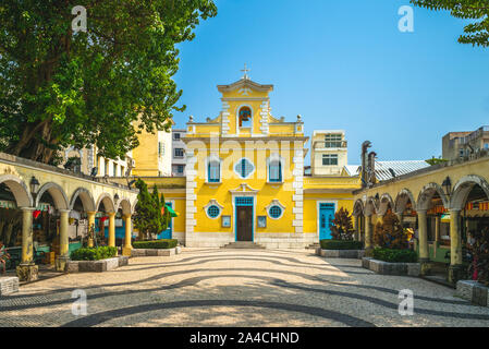 Chapelle de saint François Xavier à Macao, Chine Banque D'Images