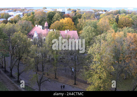 Tallinn. 13 Oct, 2019. Photo prise le 13 octobre 2019 montre décor de l'automne à Tallinn, Estonie. Credit : Guo Chunju/Xinhua/Alamy Live News Banque D'Images