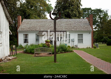 Les motifs et les intérieurs de Ivy Green, la maison où Helen Keller a grandi, Florence, Alabama Banque D'Images