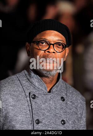 La photo doit être crédité ©Jeff Spicer/Alpha Press 076800 10/01/2013 Samuel L Jackson Django Unchained Premiere Empire Leicester Square Londres Banque D'Images