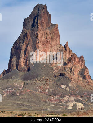 Utah - Agathla Peak Rock volcanique dans l'Utah, près de Monument Valley, Utah, USA Banque D'Images