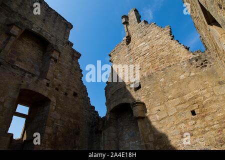 Château fort médiéval de CROZANT, (23) CREUSE, Limousin, Aquitaine, France Banque D'Images