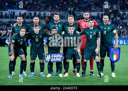 Rome, Italie. 12 octobre, 2019. Au cours de l'équipe Italie Groupe Qualificatif J match entre l'Italie et la Grèce à au Stadio Olimpico, Rome, Italie le 12 octobre 2019. Photo par Giuseppe maffia. Credit : UK Sports Photos Ltd/Alamy Live News Banque D'Images