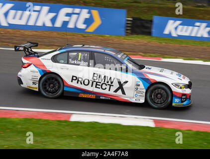 BTCC British Touring Car Championship 2019 dernière ronde de qualification Colin Turkington gagnant du championnat Banque D'Images