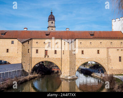 Lunettes de ville d'Amberg, en Allemagne Banque D'Images