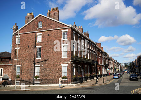 Jonction de Rodney Street et la rue Duke dans liverpools géorgien Liverpool Angleterre UK Banque D'Images
